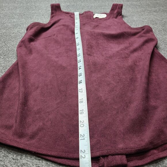 Feel The‎ Piece Tank Top Womens XS Small Purple Sleeveless Zip Back Blouse Shirt - Picture 3 of 8